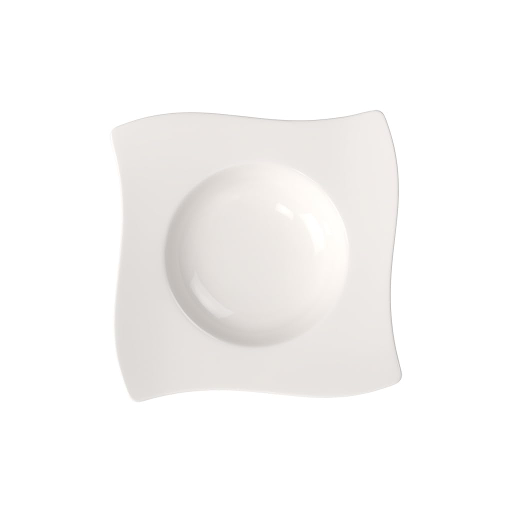 Villeroy & Boch NewWave Soup Plate, Premium Porcelain, White