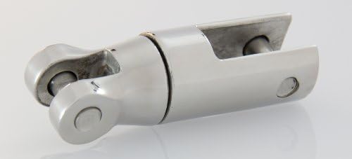 Stainless Steel Boat Anchor Swivel Connector 2 section 3/8" to 1/2" 4410 lbs rate