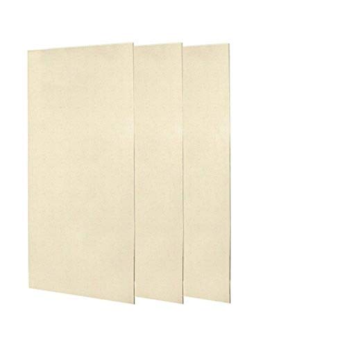Swanstone SS-3672-3-169 Solid Surface 3 Panel Shower Side and Back Wall, Carawa…