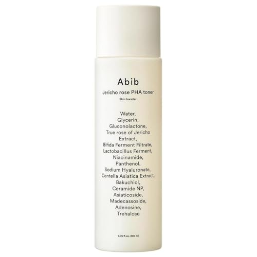 Abib Jericho Rose PHA Toner Skin Booster 6.76 fl oz, Korean Sk... 31OBHOl1+mL
