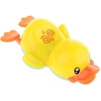 SHANGHh Plastic Bath Swimming Duck Toy Wind Up Chain Bathing Water Toy fit for Baby Gift