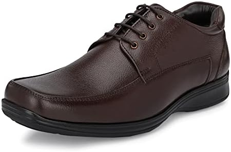 Burwood Men Bwd 275 Brown Leather Formal Shoes-9 Uk (43 Eu) (Bw