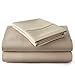 HC COLLECTION 1800 Series Microfiber Sheet & Pillow Case Set(Queen, Taupe)