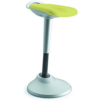 HON Perch Stool, Sit to Stand Backless Stool for Office Desk, Green (HVLPERCH)