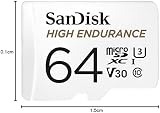SanDisk High Endurance 64 GB microSDXC Card with SD Adapter U3 V30 view 3