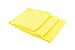 The Rag Company (3-Pack) 16 in. x 16 in. Yellow Waffle-Weave 370gsm Microfiber Detailing, Window/Glass and Drying Towels - LINT-Free, Streak-Free primary