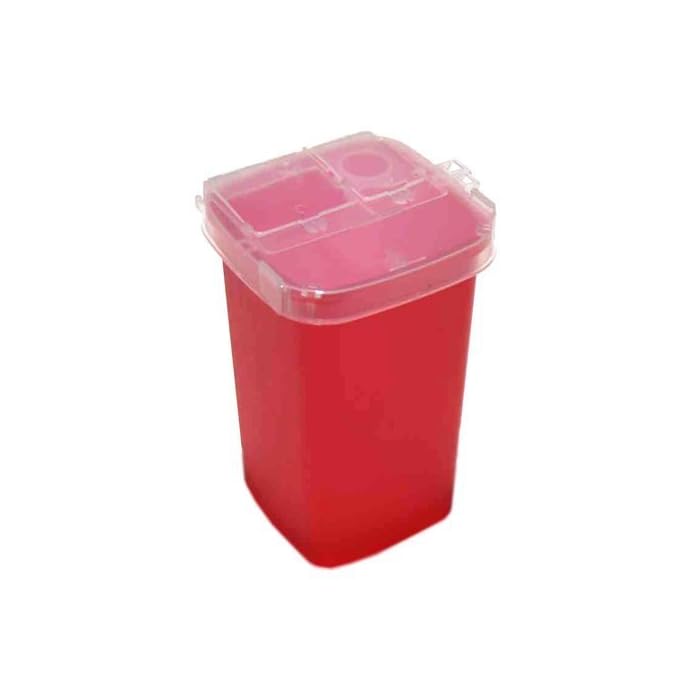 SHARPS CONTAINER 1 Quart Needle Disposal Sharp Liter Qt Phlebotomy Tattoo Dental