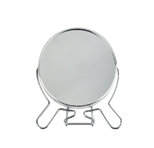 WHITE BERRY Double-Sided Mirror, Makeup Mirror, Table Top Mirror, Standing Makeup Mirror Round, Large Tabletop Mirrors for Makeup, Small Mirror on Stand