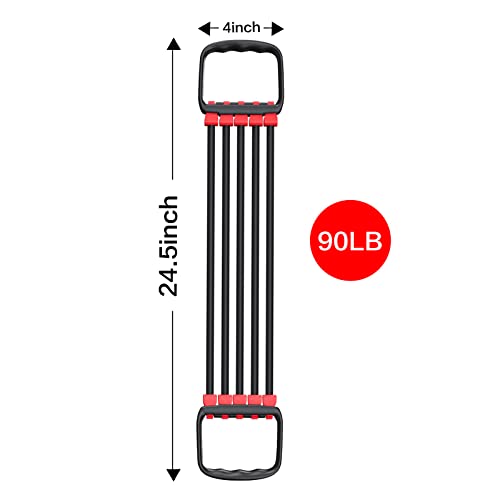 Chest Expander for Chest Arm Legs Shoulder Back Muscles Training, Chest