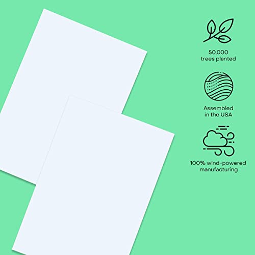 Dry Erase Reusable Sticky Notes 4x6 12Pack 2Year ReStickable