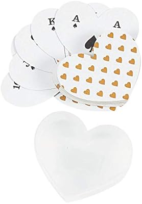 Amazon Fun Express ハート型トランプ ウェディング用 おもちゃ ゲーム 結婚式 結婚式 12ピース カードゲーム トランプ おもちゃ