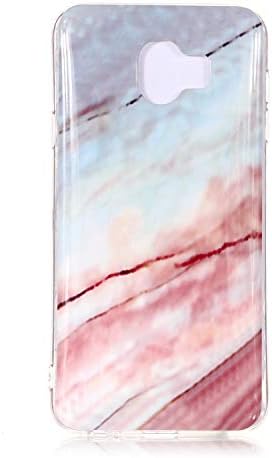 Samsung Galaxy j4 2018 case, Glossy Marble Pattern Slim Hard Soft Silicone Back Case Cover Fit for Samsung Galaxy j4 2018 (3)