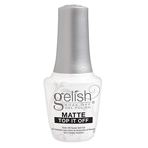 MATTE TOP IT OFF TOP COAT UV SOAK - OFF GEL POLISH 0.5 OZ BOTTLES