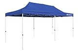 GigaTent Red Pop Up Canopy 10' x 20' - Rain and Waterproof, Adjustable Height Up to 130