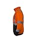 JORESTECH Pullover High Visibility Half Zipper 100% Polyester ANSI Class 3 (Extra Large, Orange)
