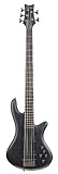 Schecter Stiletto Studio-5 Bass (5 String, See-Through Black Satin)