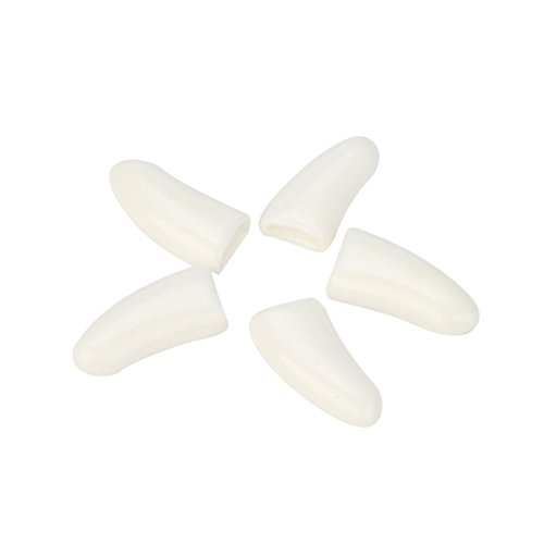 Sunward 20 PCS Nail Caps Nail Covers Claw Caps Paw Covers for Cat Pet Kitten Dog With Glue (S, White)