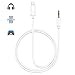 Aux Cord for iPhone 3.5mm Aux Cable for Car AUX Cable to 3.5mm Audio Cable Compatible with iPhone Xs/XS Max/X/8/8Plus/7/7Plus for Car Stereo/Speaker/Headphone and More Support All iOS System - White