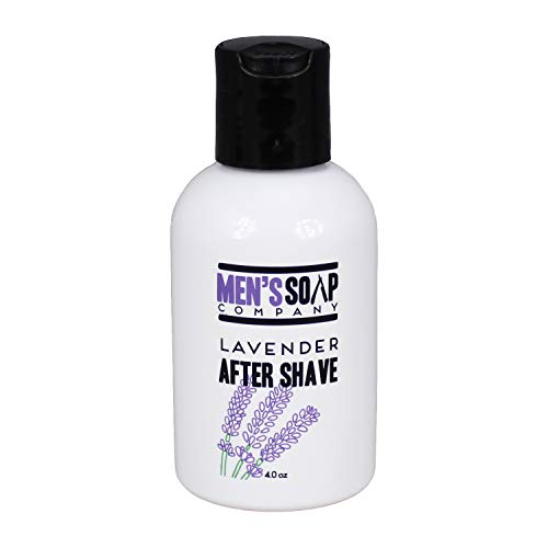 Aftershave for Men 4.0 oz After Shave Balm Made With Organic and Natural Vegan Plant Ingredients - Post Shave Lotion for Sensitive Skin Eliminates Razor Burns, Calms Irritation & Cools Skin, Lavender