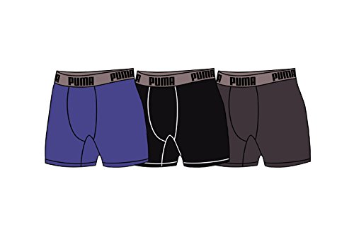 PUMA Men's 3-Pack Cotton Boxer Brief