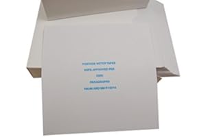 Premium Adhesive/Bright White 600 Pinwheel Postage Meter Tapes 5x5 Compatible with Hasler, Neopost, PB and Francotyp Postalia by Preferred Postage Supplies (1 Pack)