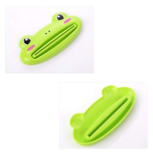MqbY Home Daily Lovely Animal Tube Squeezer Cartoon Bathroom Toothpaste Dispenser Easy Squeeze Paste Dispenser Pig Panda Frog BearRandom Style - Thumbnail 2