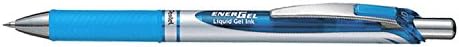 Pentel EnerGel 0.7 mm XM Retractable Roller Ball Gel Pen - Pink/Sky Blue/Violet - Image 3