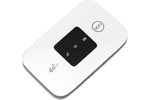 Portable 4G LTE Mobile WiFi Hotspot with 150Mbps, 2100mAh Battery, 10 Devices Support Compact Wireless Router for Travel & Ho