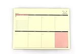 Excelity® Week Plan Weekly Planner Pad, Make-a-list Notepad