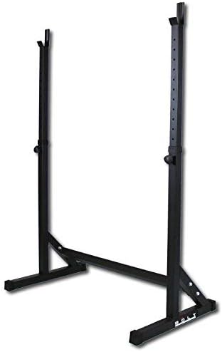 GYMANO BOLT SQUAT RACK 7.0 | ADJUSTABLE GYM FITNESS RACK/STANDS BENCH PRESS RACK - RATED to 180 KG