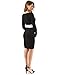 PattyBoutik Women's Square Neck Long Sleeve Sweater Dress