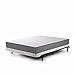 ZINUS 4 Inch Box Spring with Cover, No Assembly Mattress Foundation, Sturdy Metal Structure, Full, White