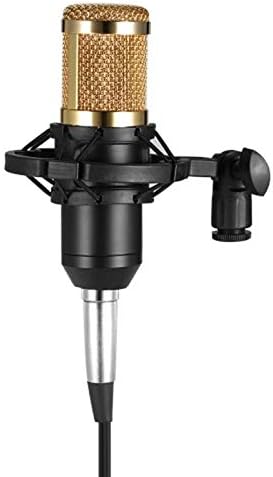 Xigeapg Bm800 Condenser Microphone Studio Sound Recording Broadcasting With Shock Mount 3.5Mm Audio Cable Sponge Microphone