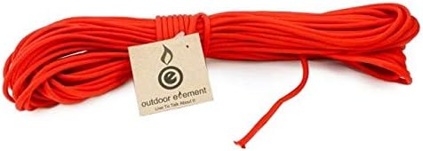 Fire-Starting Paracord Red