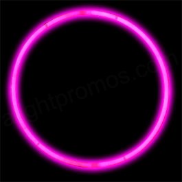 50 22" Premium Glow Stick Necklaces in Pink