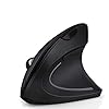 Ergonomic-Bluetooth-Mouse-Jelly-Comb-MV014B-24G-Wireless-Rechargeable-Vertical-Mice-and-Bluetooth-40-Mouse-with-3-Adjustable-DPI-100016002400-Black Ergonomic Bluetooth Mouse, Jelly Comb MV014B 2.4G Wireless Rechargeable Vertical Mice and Bluetooth 4.0 Mouse with 3…