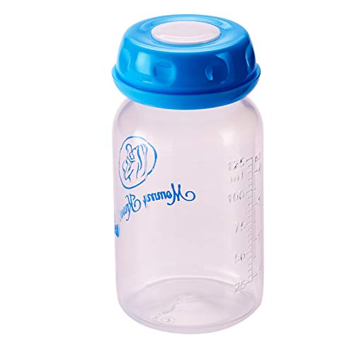 Breastmilk Storage Bottles Collection - Set of 6-5 oz/150mL Breast Milk Storage Bottle Include Cap and Disc - Nipples Not Included - Thumbnail 3