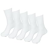 TBA Men's 5-Pack Cotton Business Dress Socks