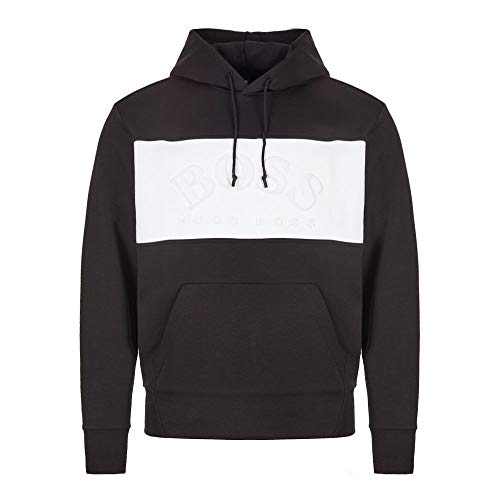 Hugo Boss Hoodie Sweatshirt Sly 50410340 001 (Large) Black