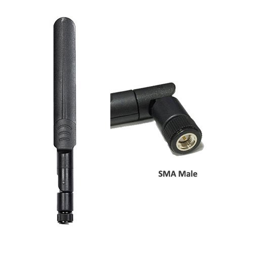 Sierra Wireless AirLink Raven RV50 LTE Gateway flat patch blade paddle antenna 3dB 700~2700 mhz 3G 4G LTE multi-band swivel SMA Male connector