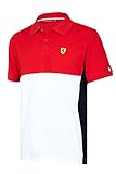 Scuderia Ferrari Formula 1 Men's 2017 Red Cut and Sew Polo F1