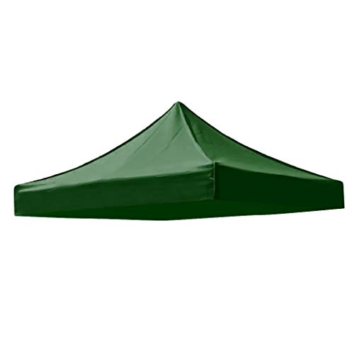 Hotgreenpepper Baldachin Zeltabdeckung Ersatz Sonnenschirm für Außenanlage, Terrasse, Pavillon,Garten,Garten Heavy Duty Praktisch Mehrfarbig - Dunkelgrün