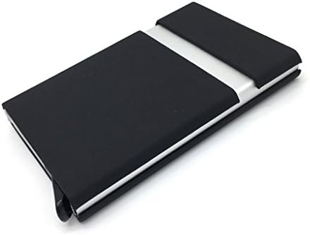Passionier RFID Blocking Card Case, Aluminum Pop-up Credit Card Holder Slim Card Organizer Wallet