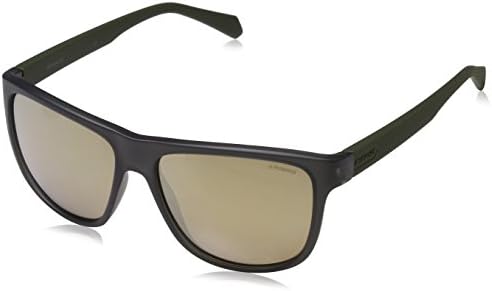 Polaroid Polarized Square Unisex Sunglasses - (Pld 2057/S Dld 57Lm|57|Grey Color)