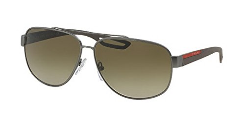 Prada Sunglasses, Gunmetal, 63 mm