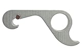 Gropener: One Handed Grab Opener for Bottles (Hard-Anodized Aluminum, Gun Metal)