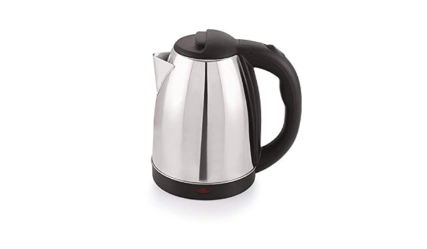 Amazon.com: Rudra Enterprise Scarlett de acero inoxidable, diseño elegante  para agua caliente, té, arroz y alimentos de cocina, hervidor de agua, 2  litros : Hogar y Cocina
