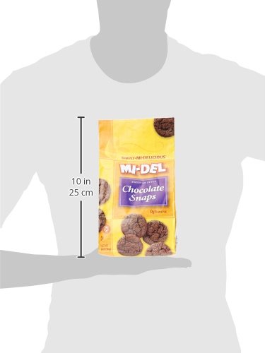 MI-DEL CHOCOLATE SNAP COOKIE – NON GMO CERTIFIED, 0G TRANS FAT GLUTEN FREE COOKIES (PACK OF 1)