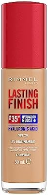 Lasting Finish 35 Hour, fondotinta, lunga durata, idratante, formula vegana, copertura totale, 30 ml, 170 Wheat