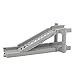 Bend A Path Toy Track Accessory- Elevator and Ramp Track Attachments- Fits ALL Bend A Path Track Vehicle Playsets by Flipo